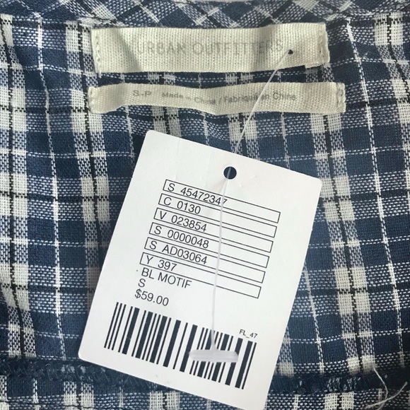 New With Tags! Urban Outfitters Plaid Mini Dress - Picture 4 of 4